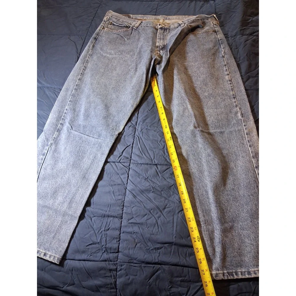 Wrangler Jeans Mens 38x29 Blue Cotton Relaxed Fit Mid Rise Medium Wash‎ Straight